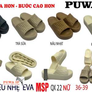 DÉP QUAI NGANG SIÊU NHẸ EVAL QX 22 NHIỀU MÀU 