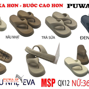 DÉP QUAI NGANG SIÊU NHẸ EVAL QX 12 NHIỀU MÀU 